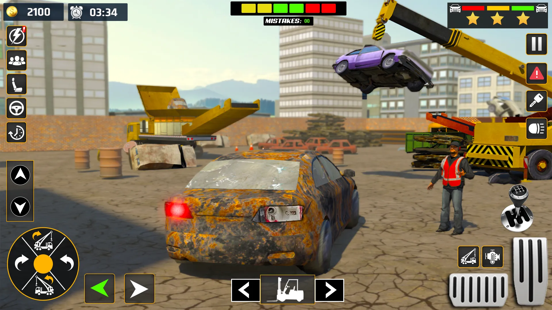 Car Crusher Excavator Games 3d | Indus Appstore | Screenshot