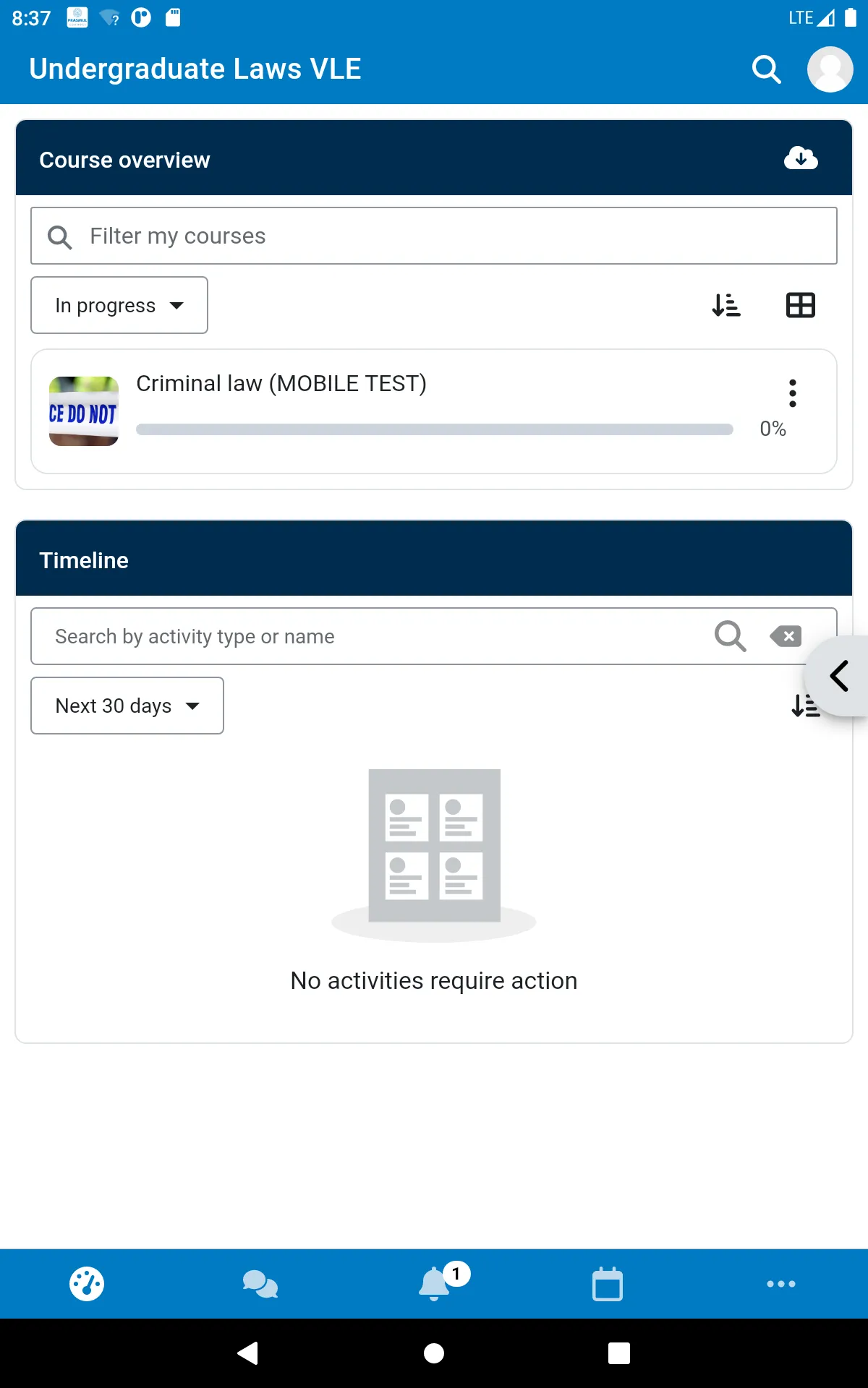 UG LAWS VLE | Indus Appstore | Screenshot