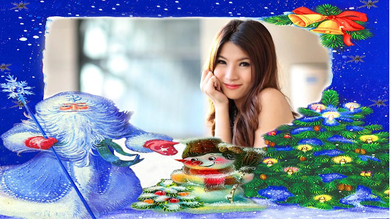 Christmas photo frames montage | Indus Appstore | Screenshot