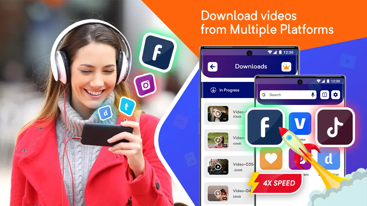 HD Video &Music Downloader App | Indus Appstore | Screenshot