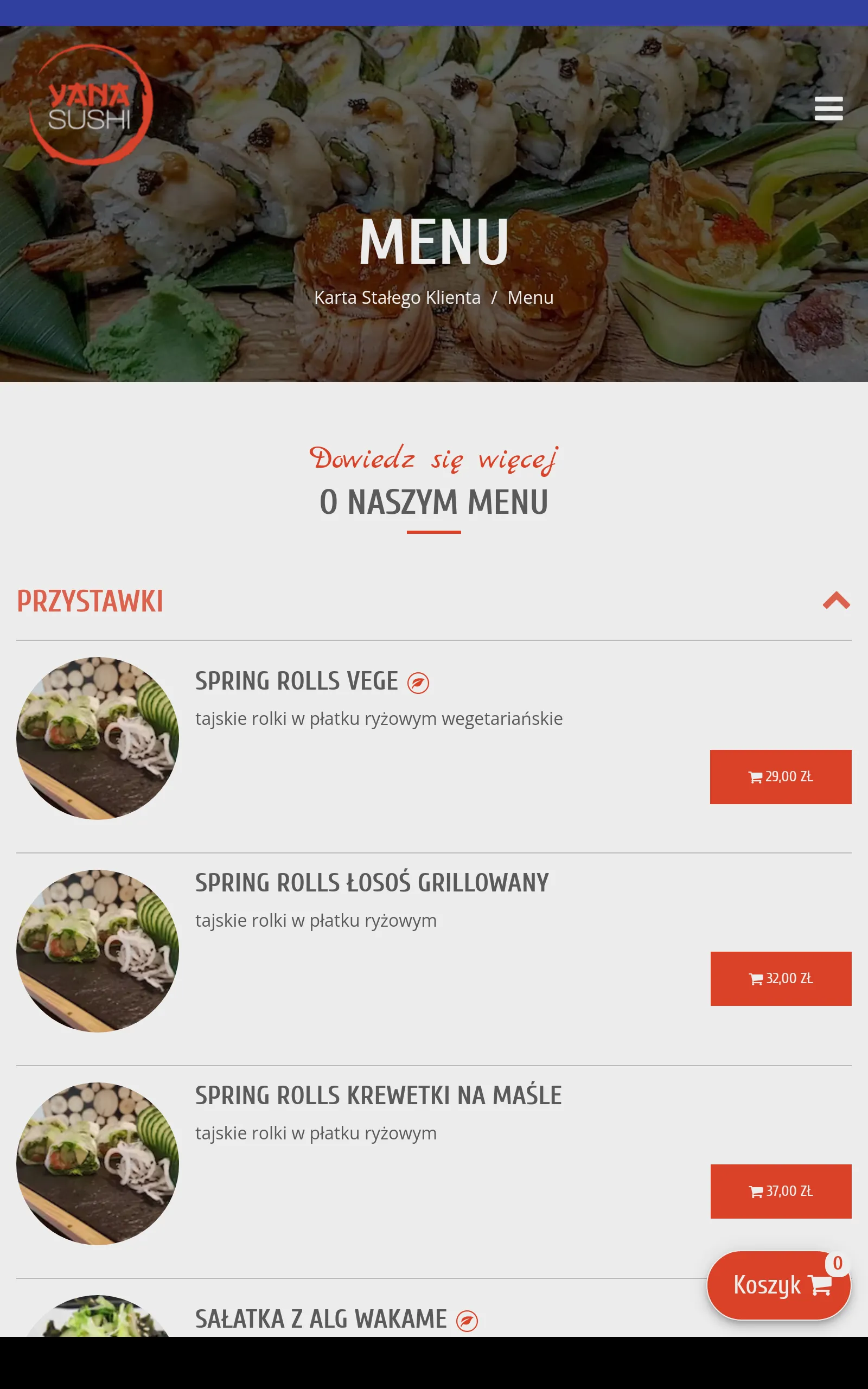 Yana Sushi | Indus Appstore | Screenshot