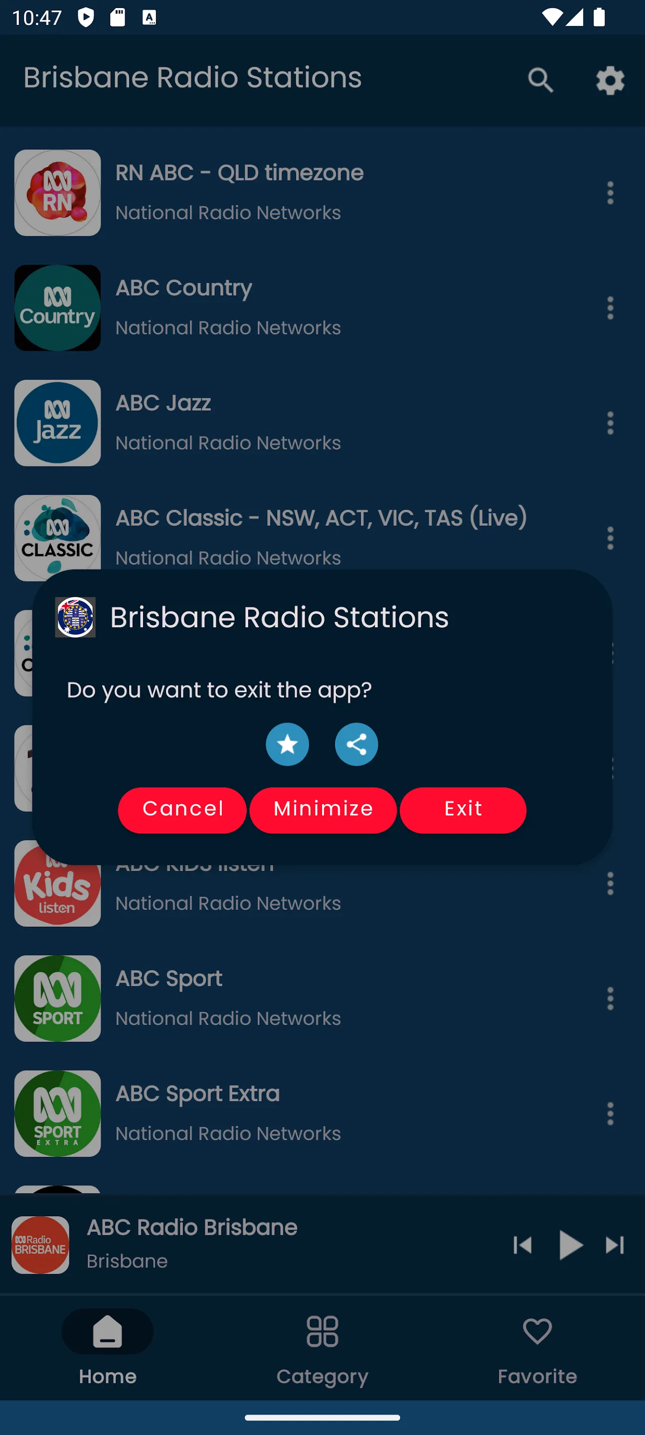 Radios from Brisbane | Indus Appstore | Screenshot