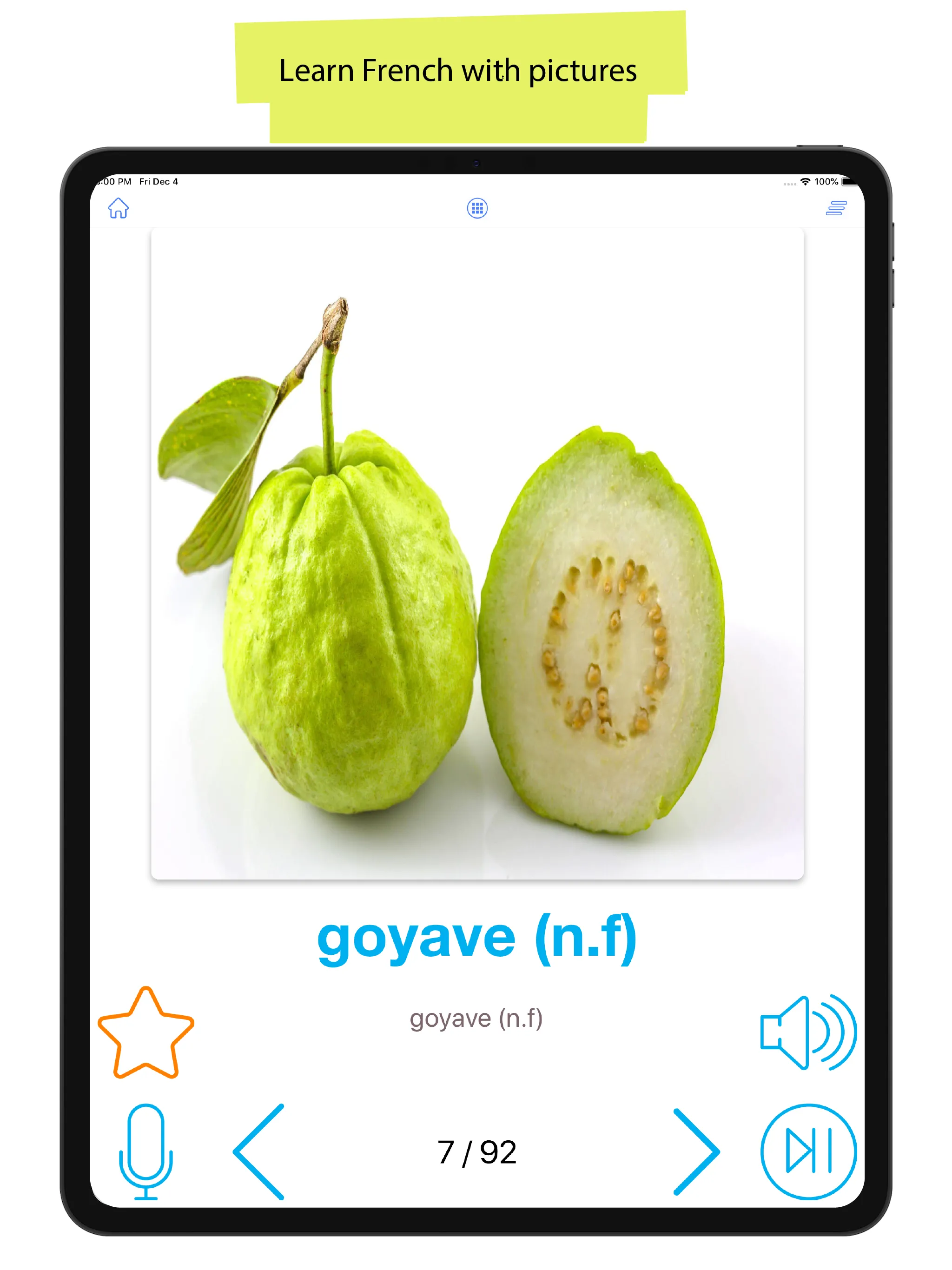 French 50.000 Words & Pictures | Indus Appstore | Screenshot