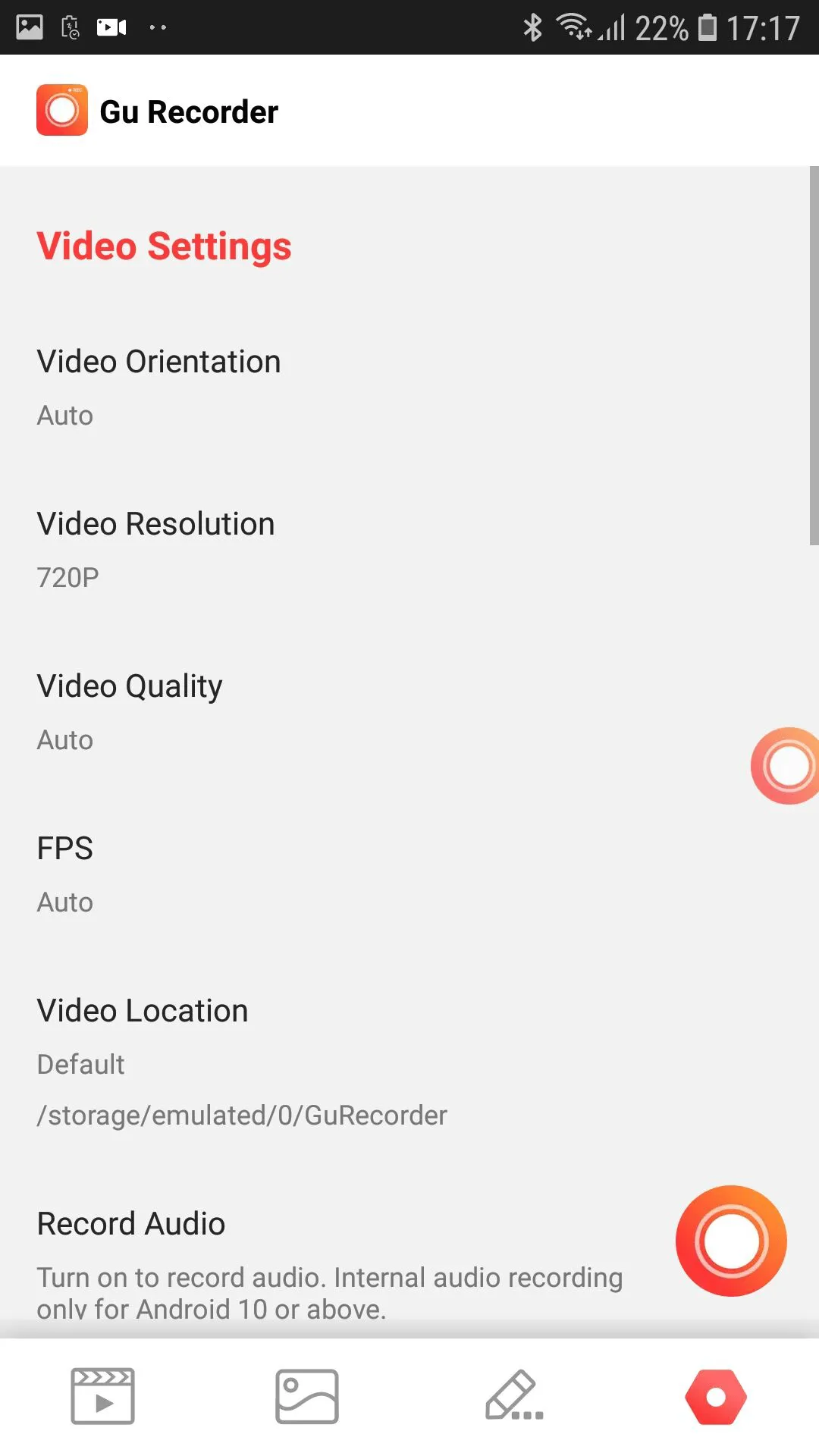 Screen Recorder GU Recorder | Indus Appstore | Screenshot