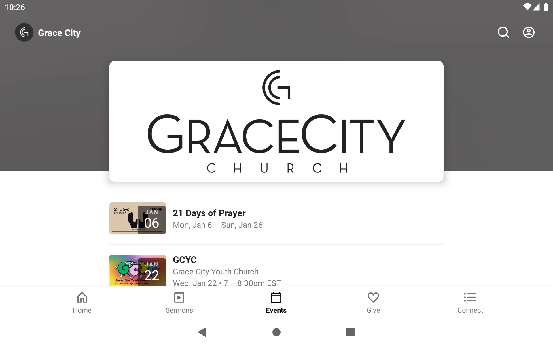 Grace City Church Lakeland | Indus Appstore | Screenshot