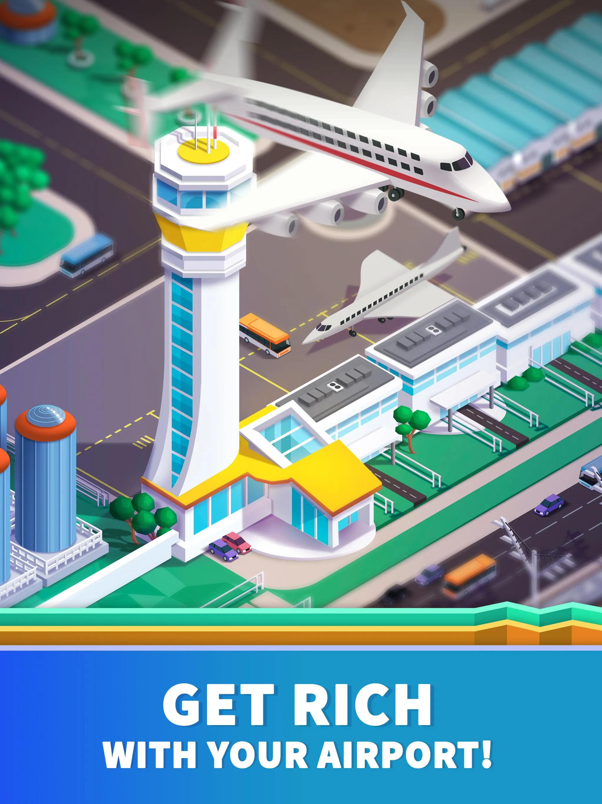 Idle Airport Tycoon - Planes | Indus Appstore | Screenshot