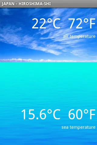 Sea Temperature | Indus Appstore | Screenshot