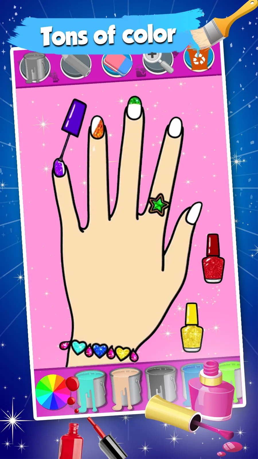 Nail Drawing & Coloring Pages | Indus Appstore | Screenshot