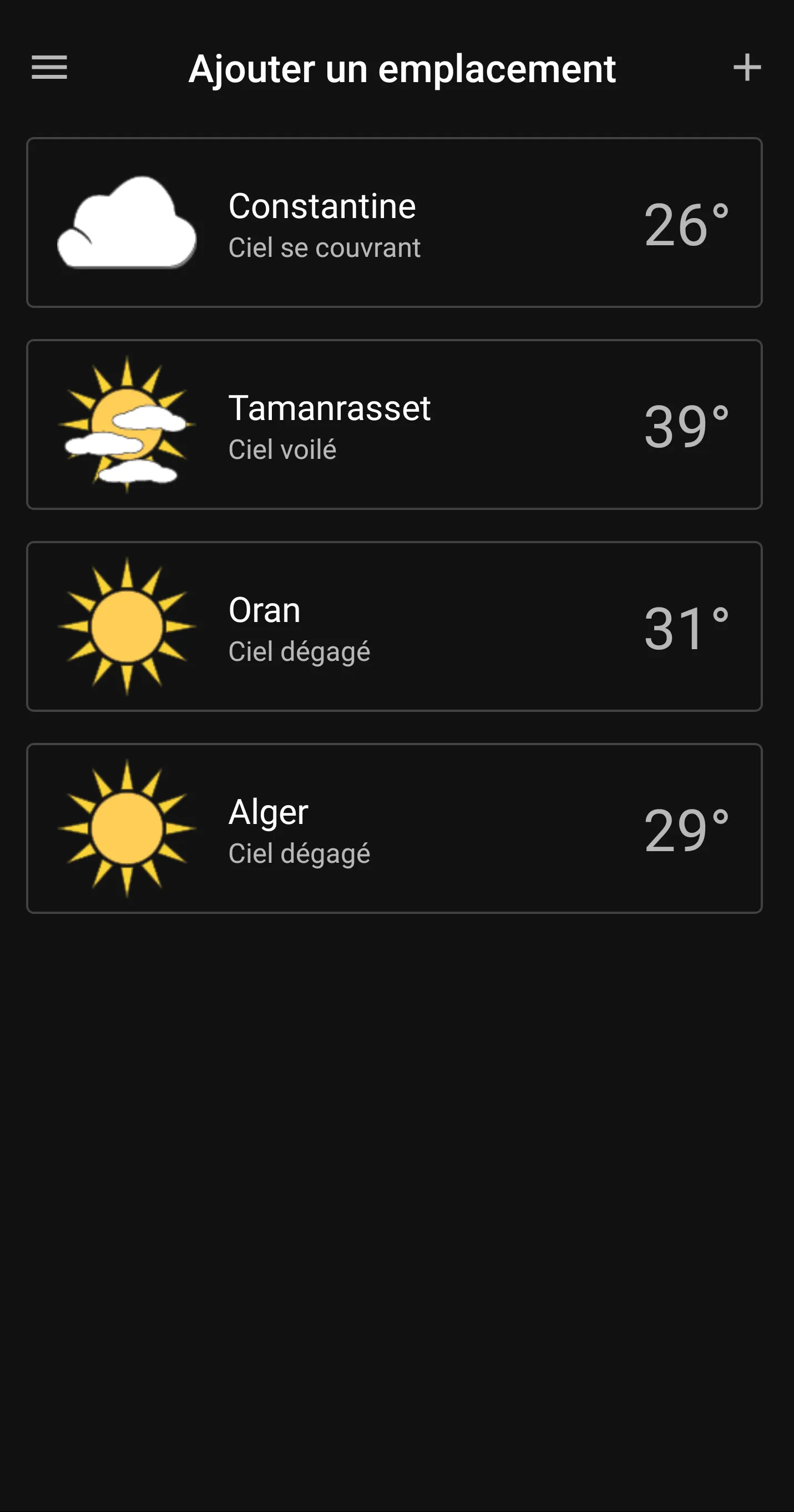 Meteo Algerie ONM | Indus Appstore | Screenshot