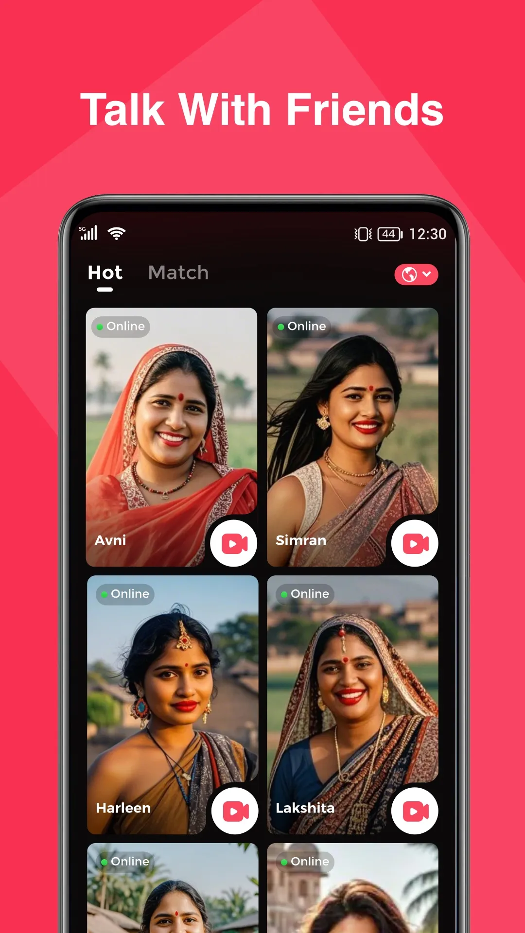 WinkU: Live Call Real People | Indus Appstore | Screenshot