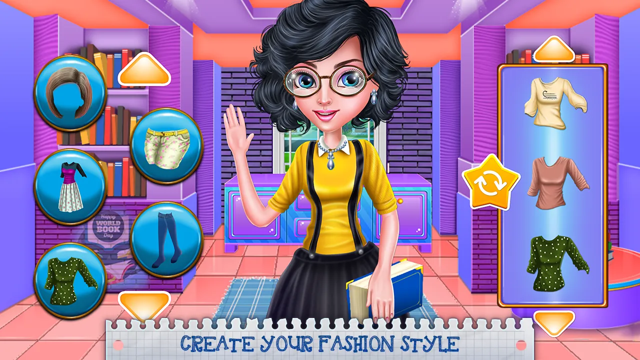 College Girl Fashion Dressup | Indus Appstore | Screenshot