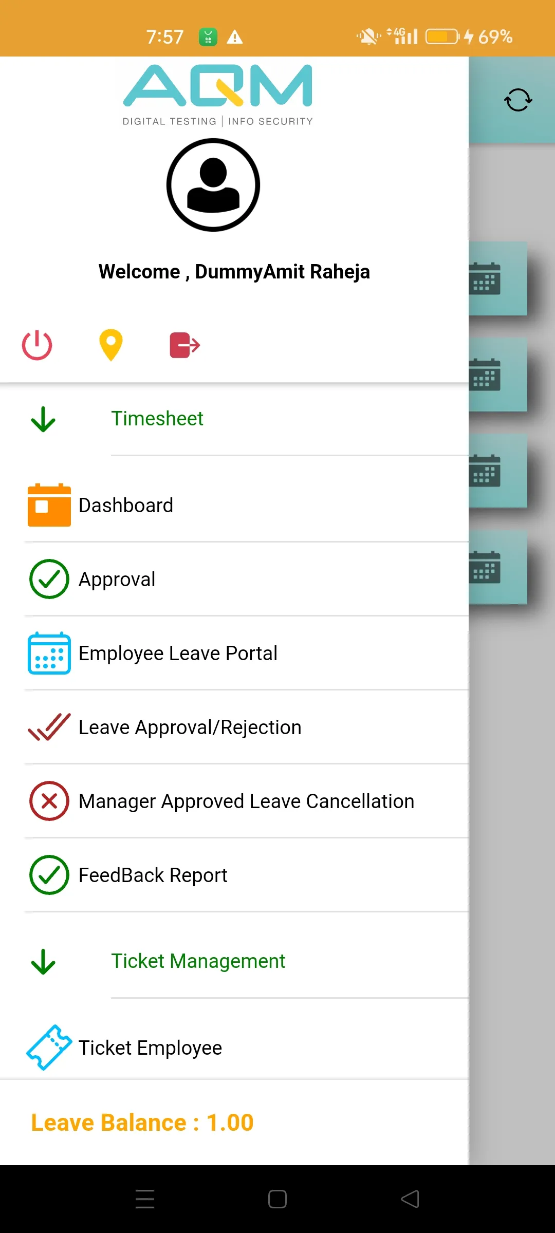 Timesheet | Indus Appstore | Screenshot