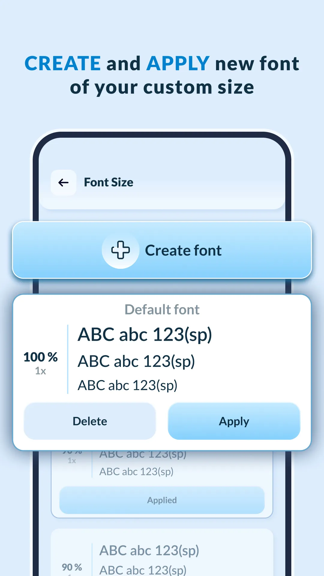 Bigger Mobile Fonts | Indus Appstore | Screenshot