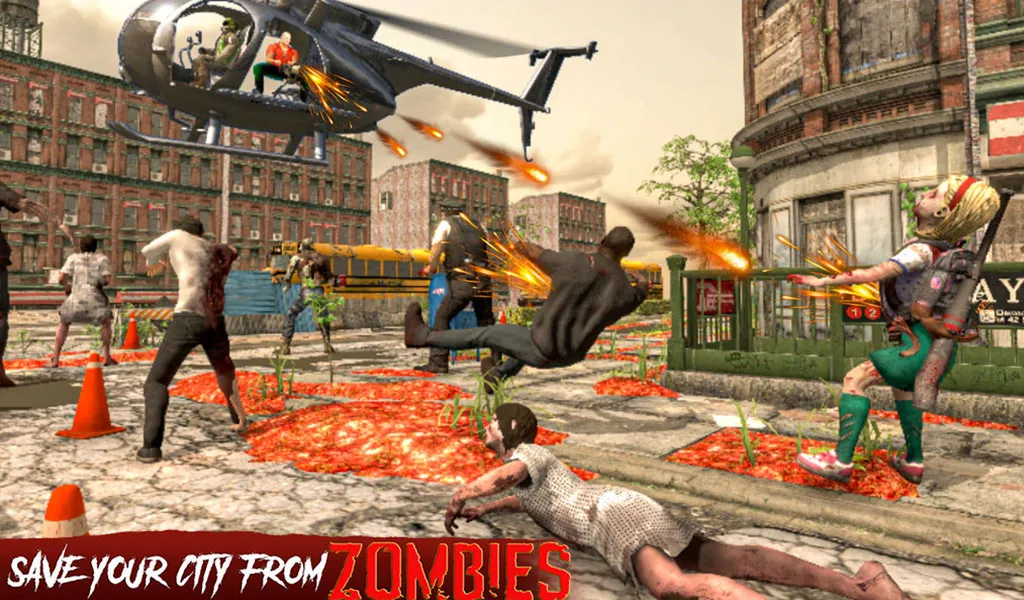 Airforce Zombie Shooter Rescue | Indus Appstore | Screenshot