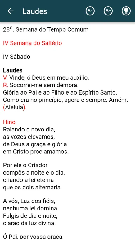 Liturgia das Horas | Indus Appstore | Screenshot