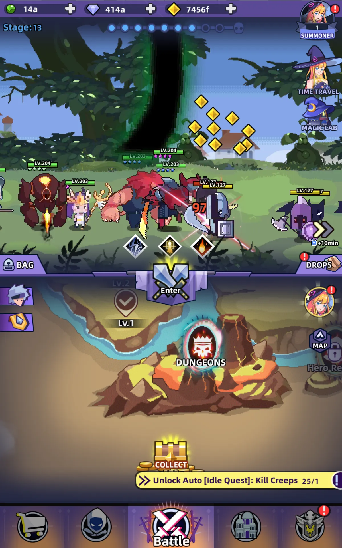 Idle Summoner : Grand Battle | Indus Appstore | Screenshot