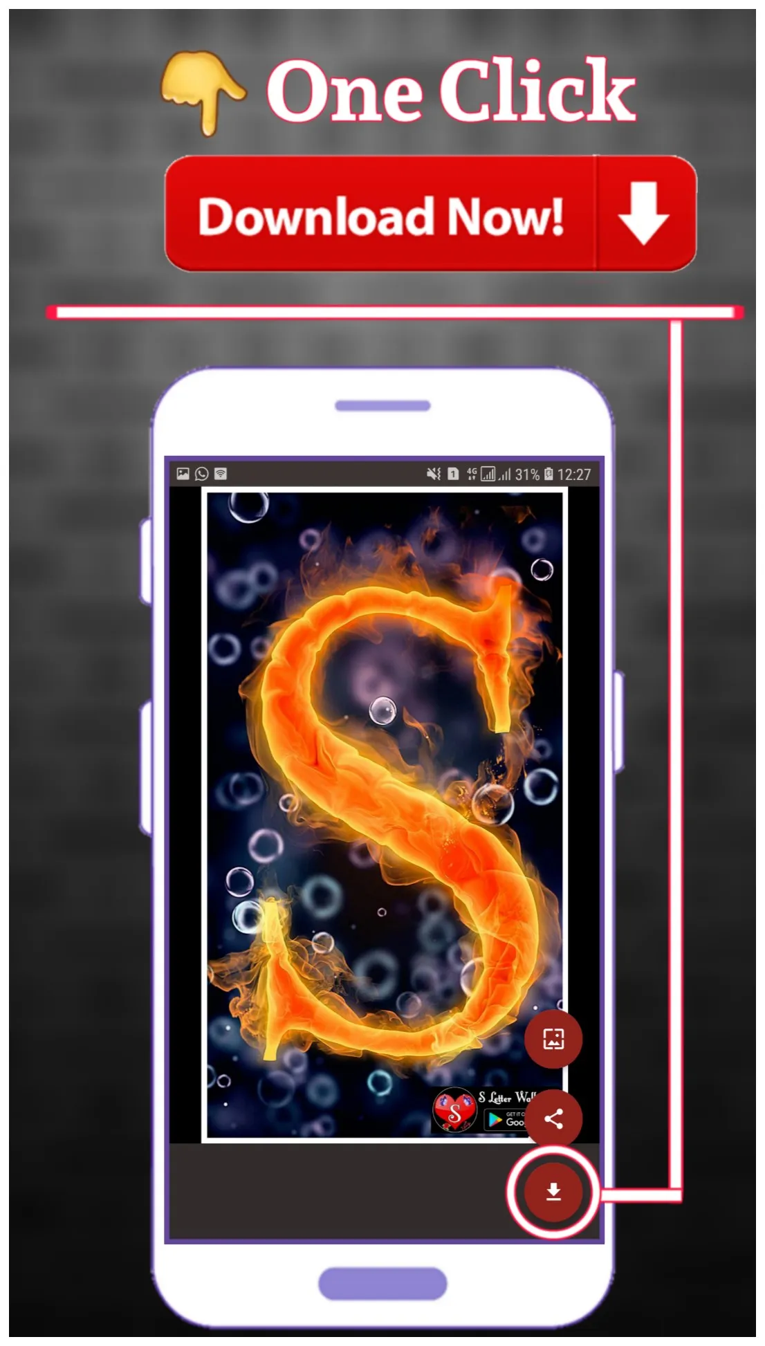 S Letter Wallpaper | Indus Appstore | Screenshot