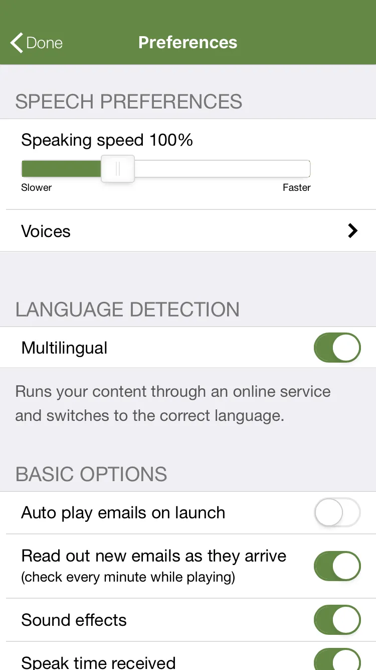 Speaking Email - voice reader  | Indus Appstore | Screenshot