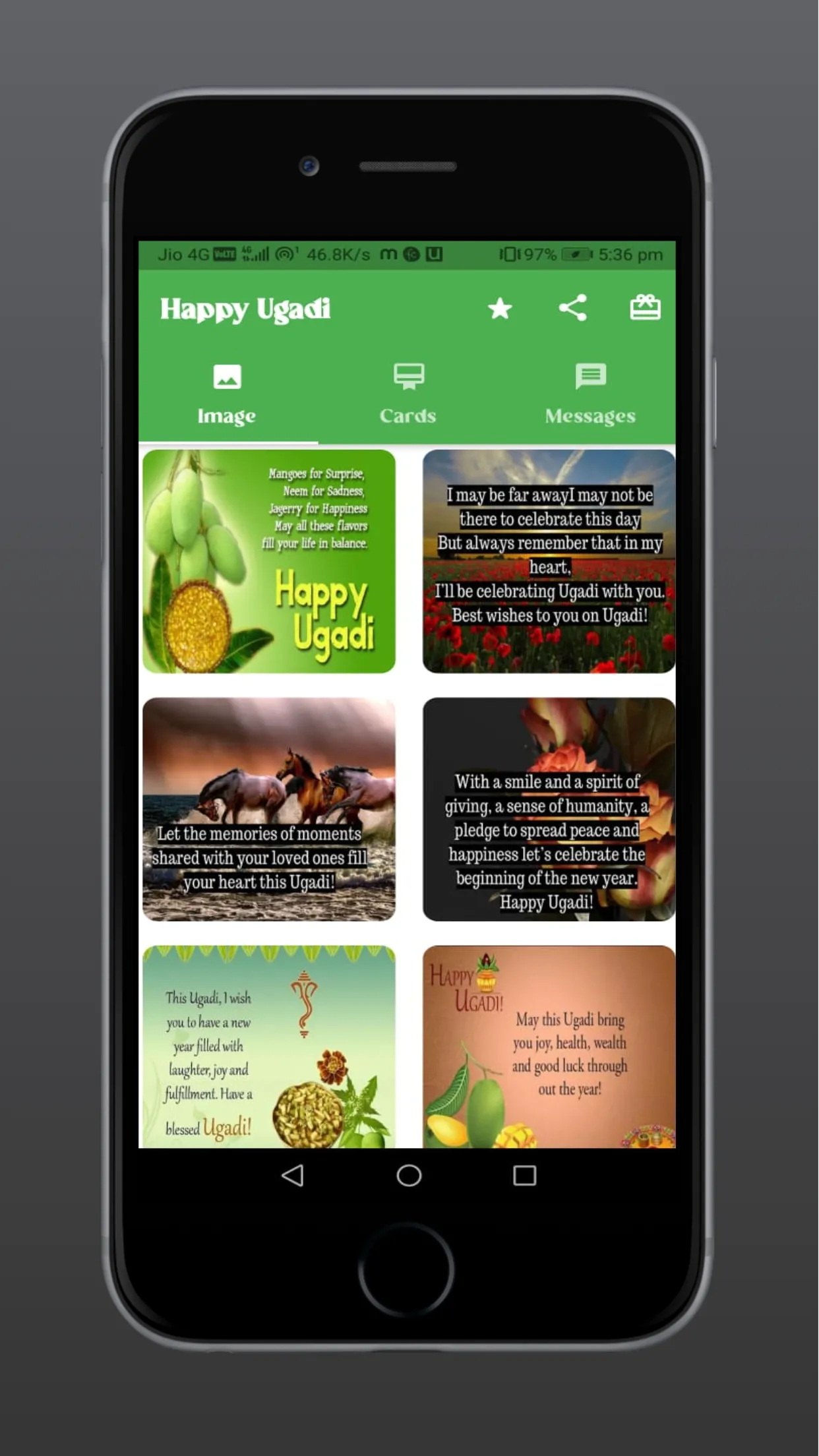 Ugadi Wishes | Indus Appstore | Screenshot