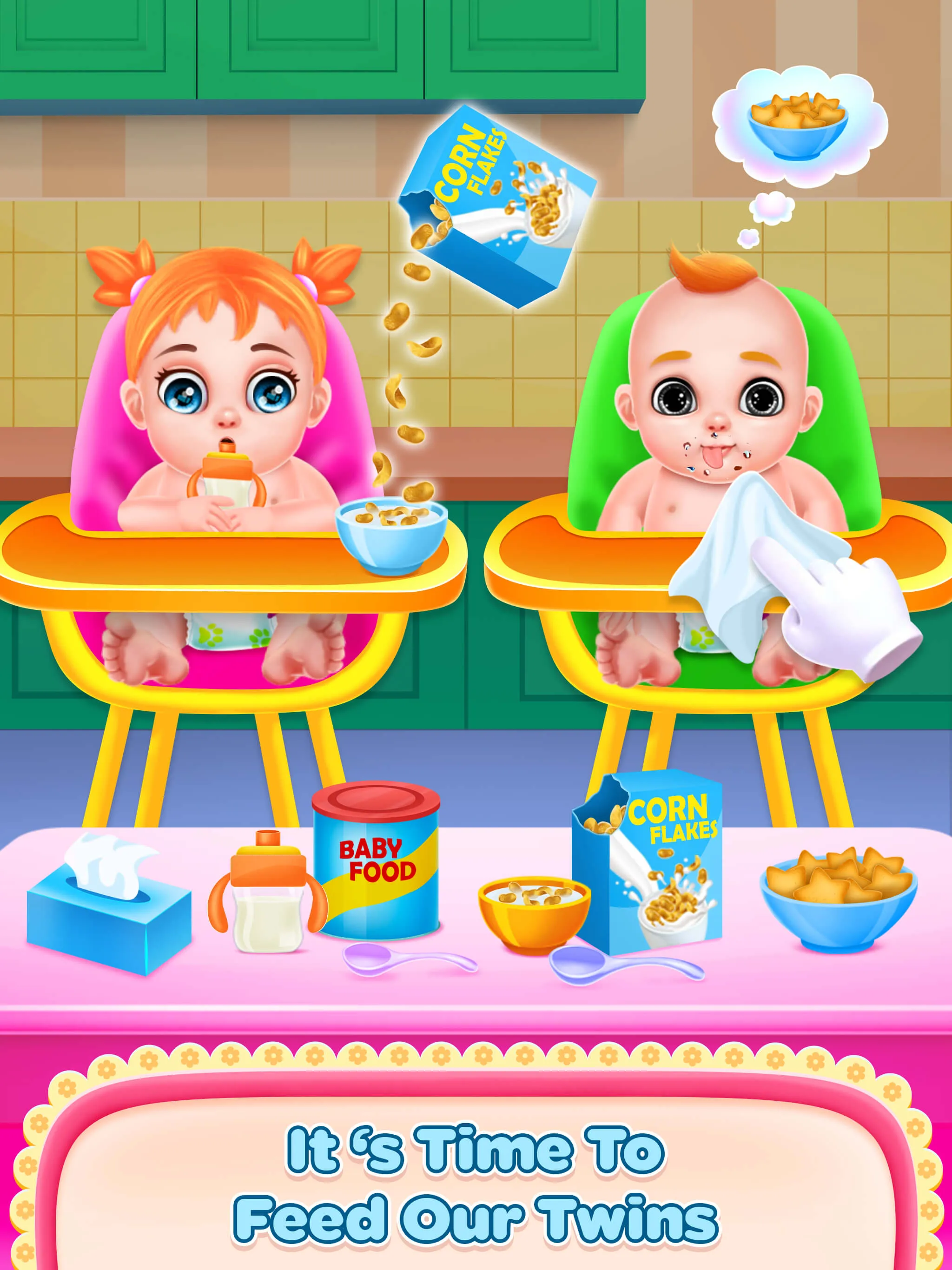 Twin Baby Care Game | Indus Appstore | Screenshot