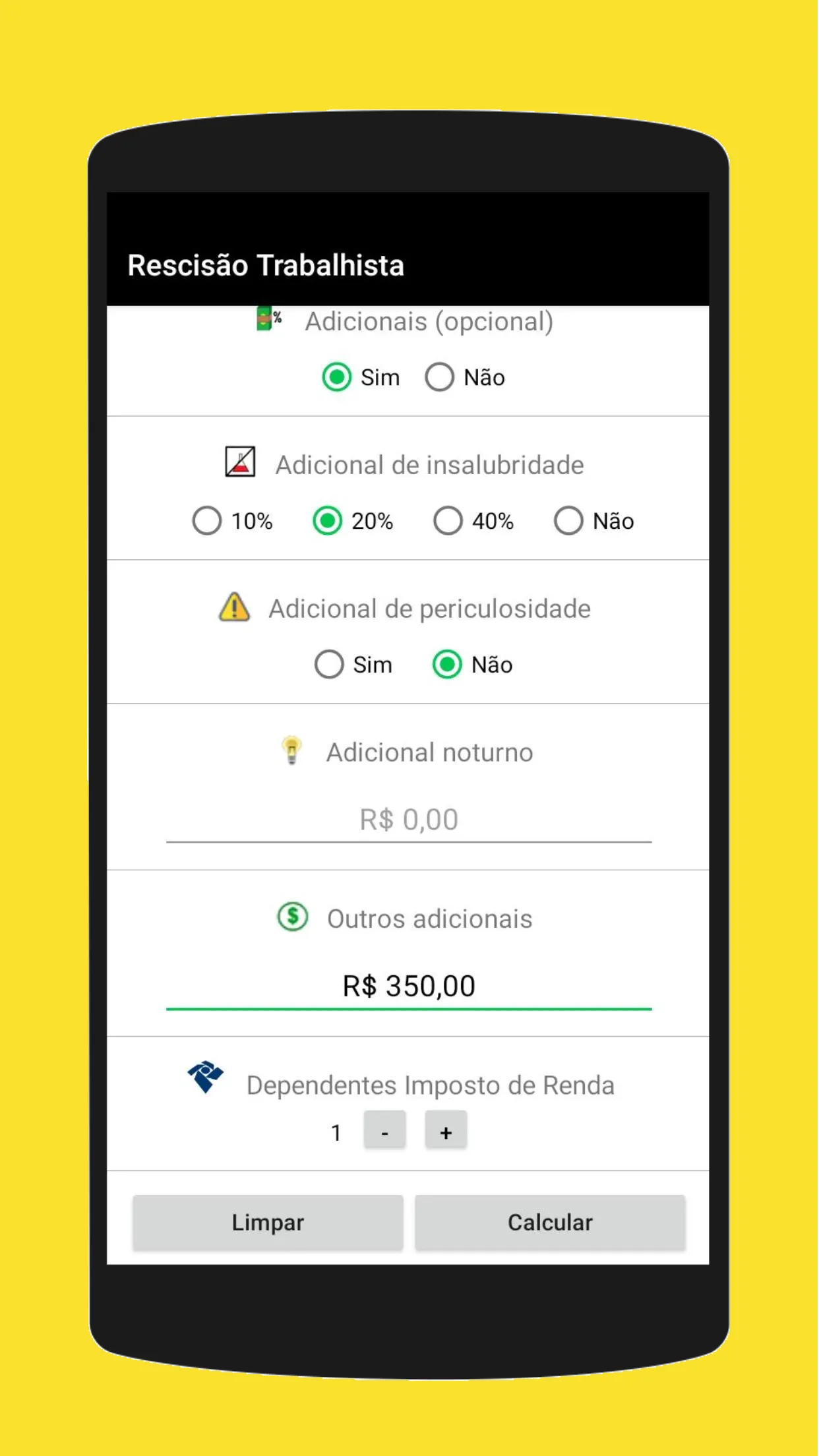 Rescisão Trabalhista | Indus Appstore | Screenshot