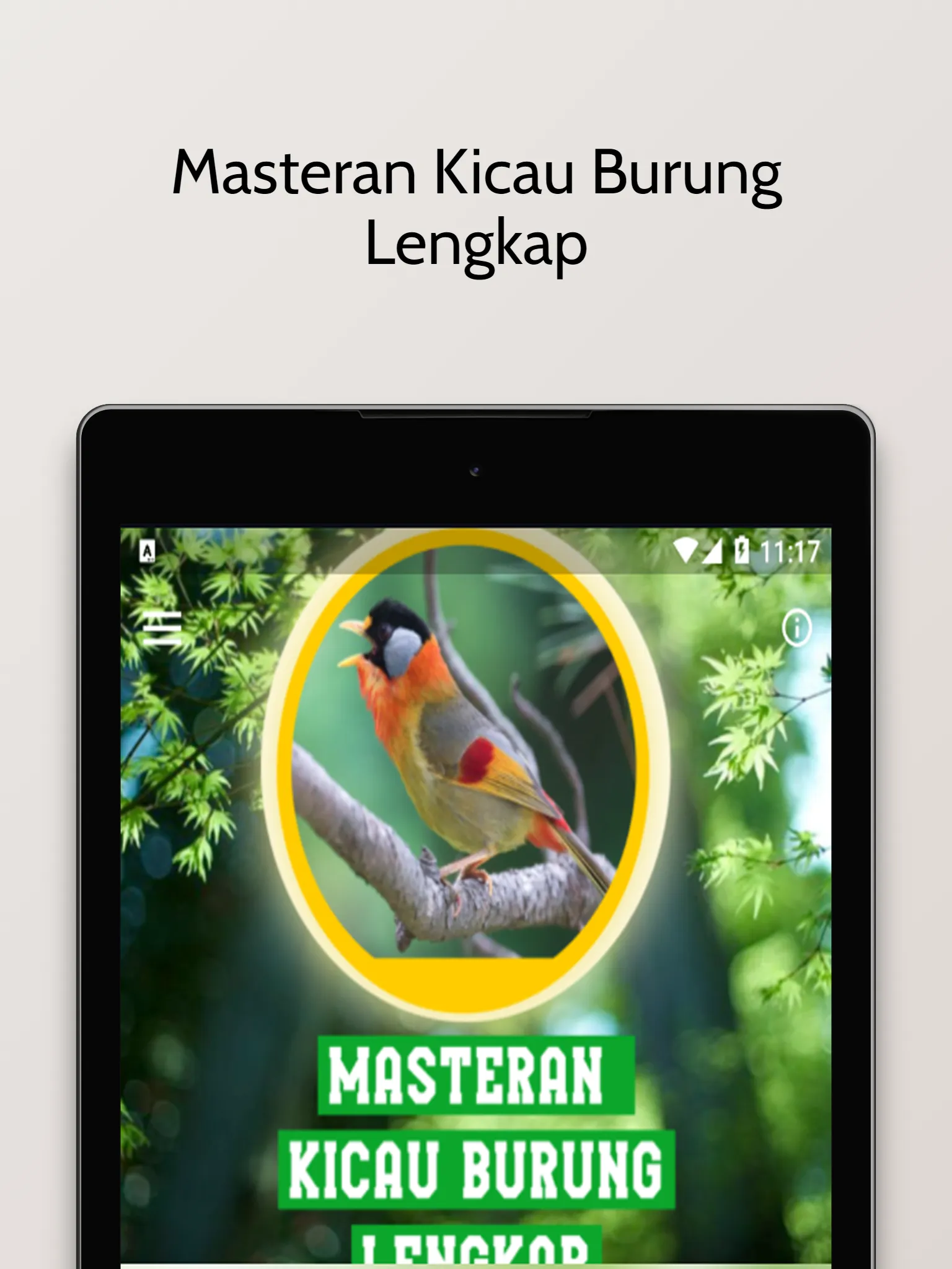 Masteran Kicau Burung Lengkap | Indus Appstore | Screenshot