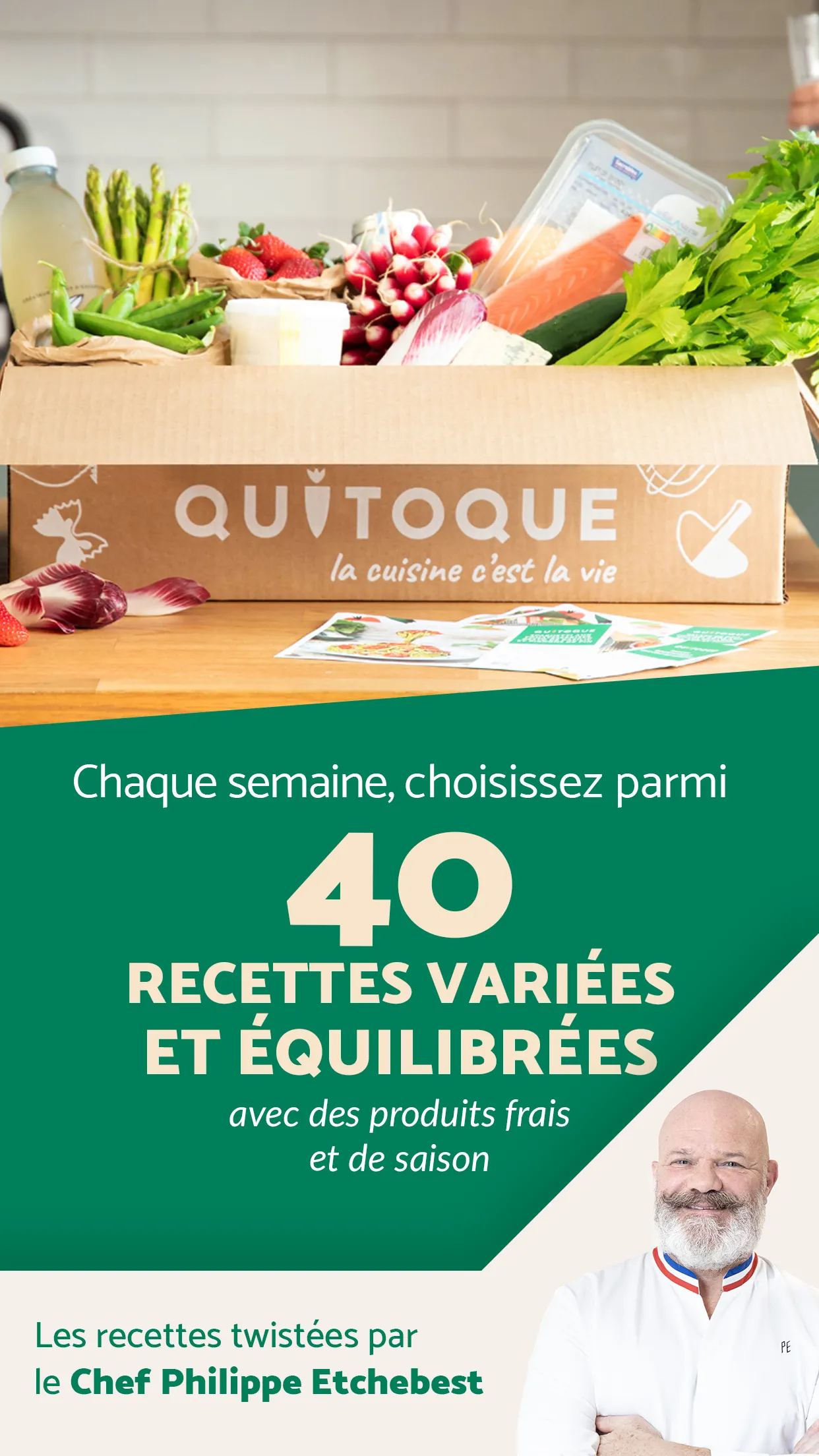 Quitoque, le panier à cuisiner | Indus Appstore | Screenshot