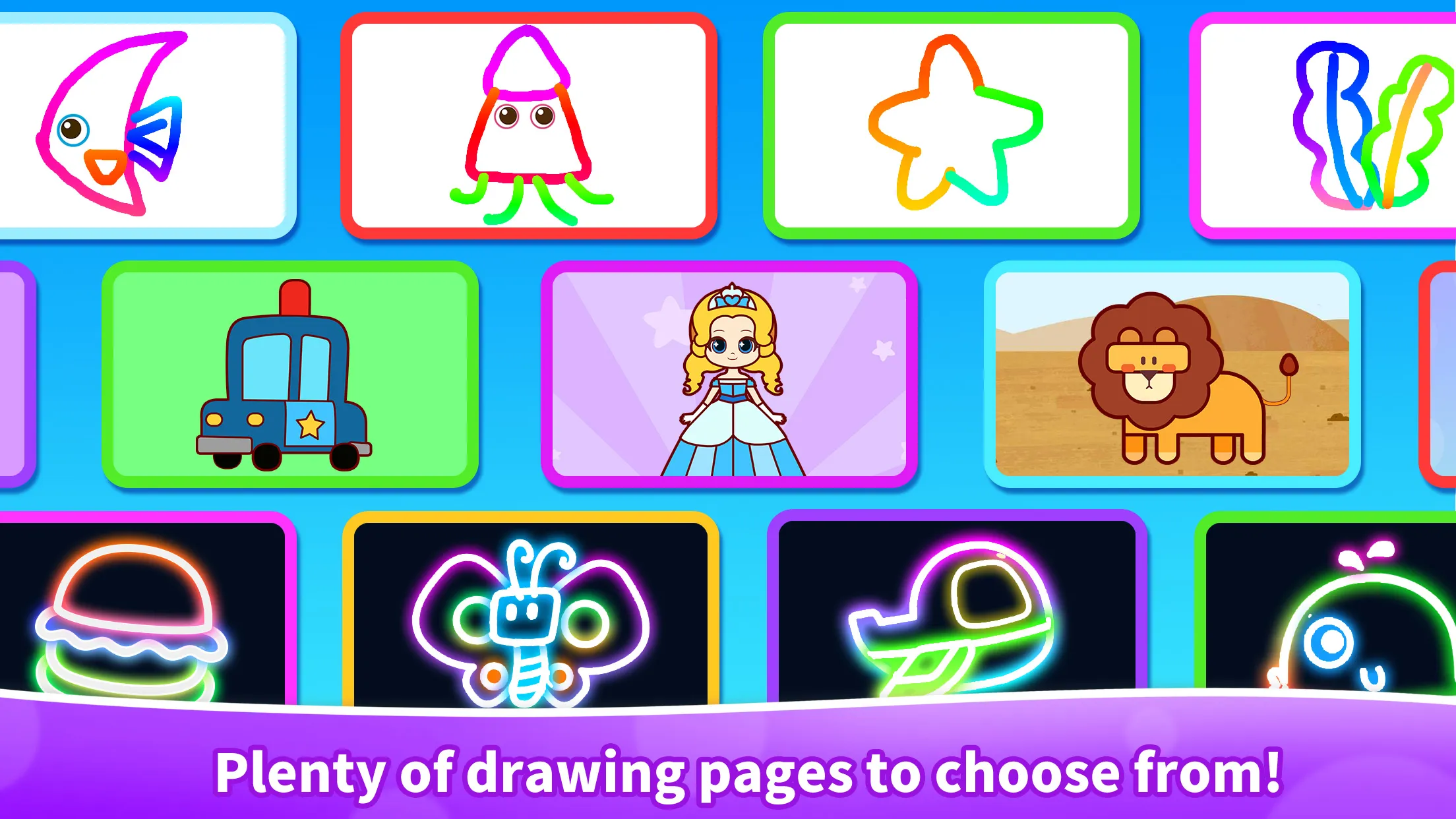 Baby Panda's Glow Doodle Game | Indus Appstore | Screenshot