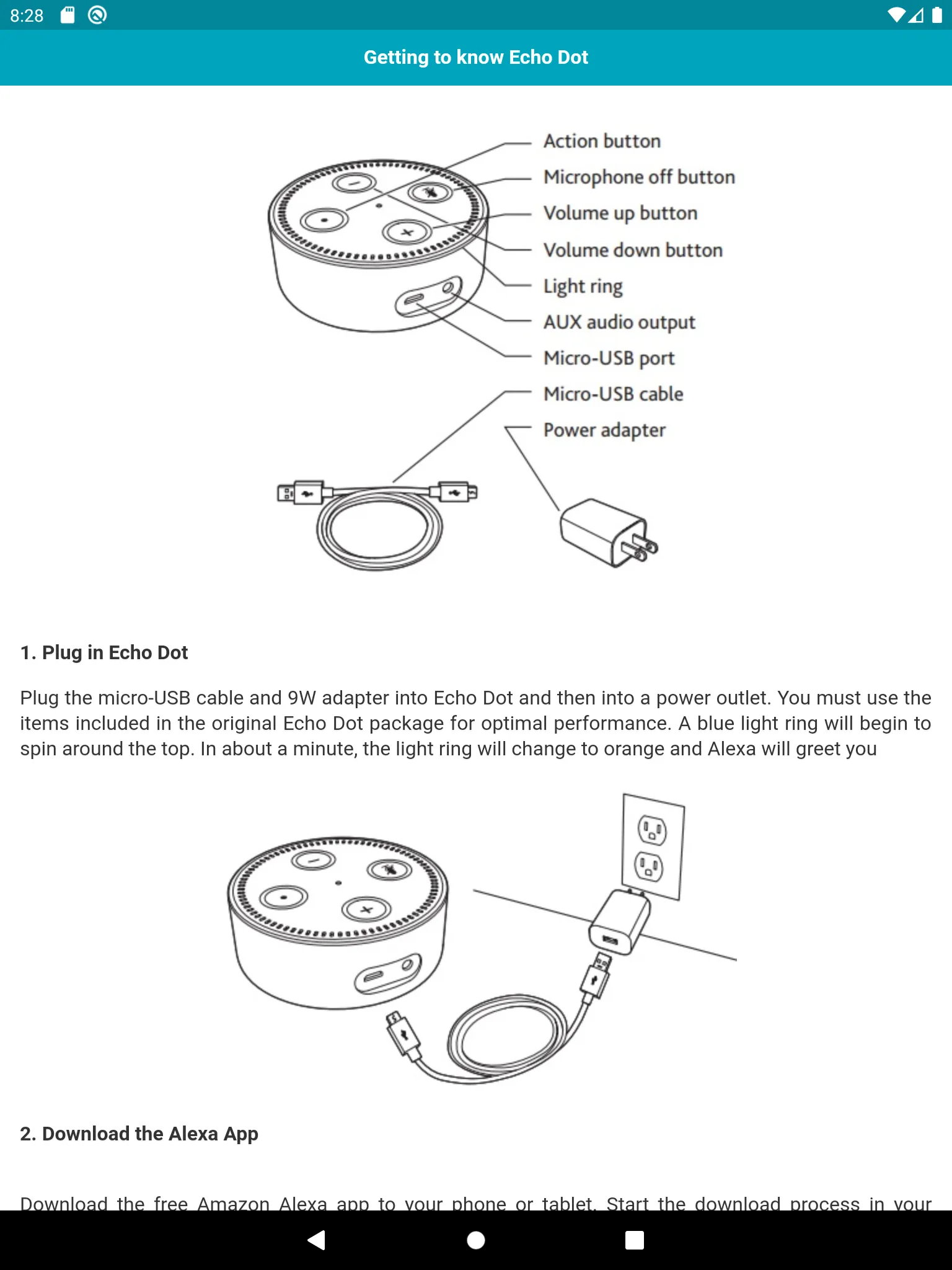 User guide for Echo Dot | Indus Appstore | Screenshot