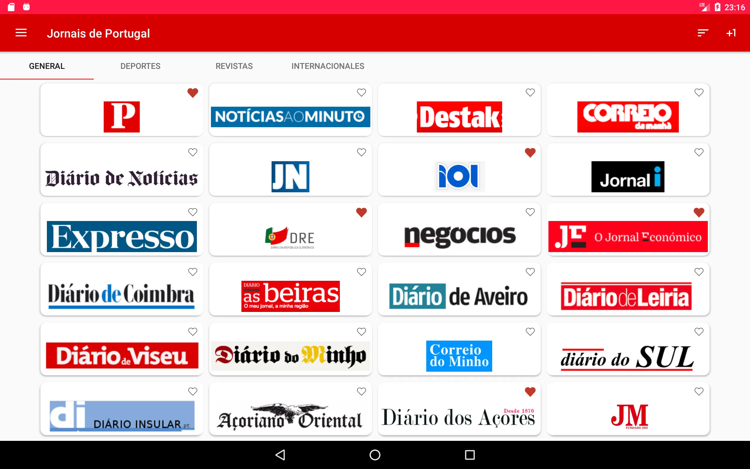 Periodicos de Portugal | Indus Appstore | Screenshot