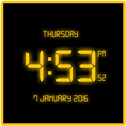 LED Digital Clock LWP | Indus Appstore | Screenshot