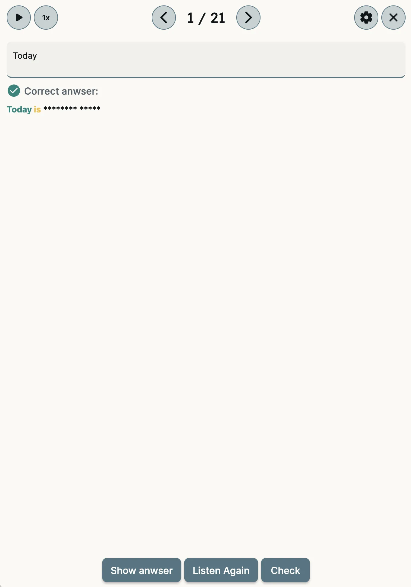 Daily Dictation English | Indus Appstore | Screenshot