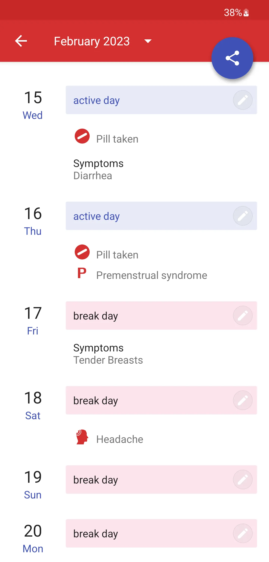 Birth Control Pill Reminder | Indus Appstore | Screenshot