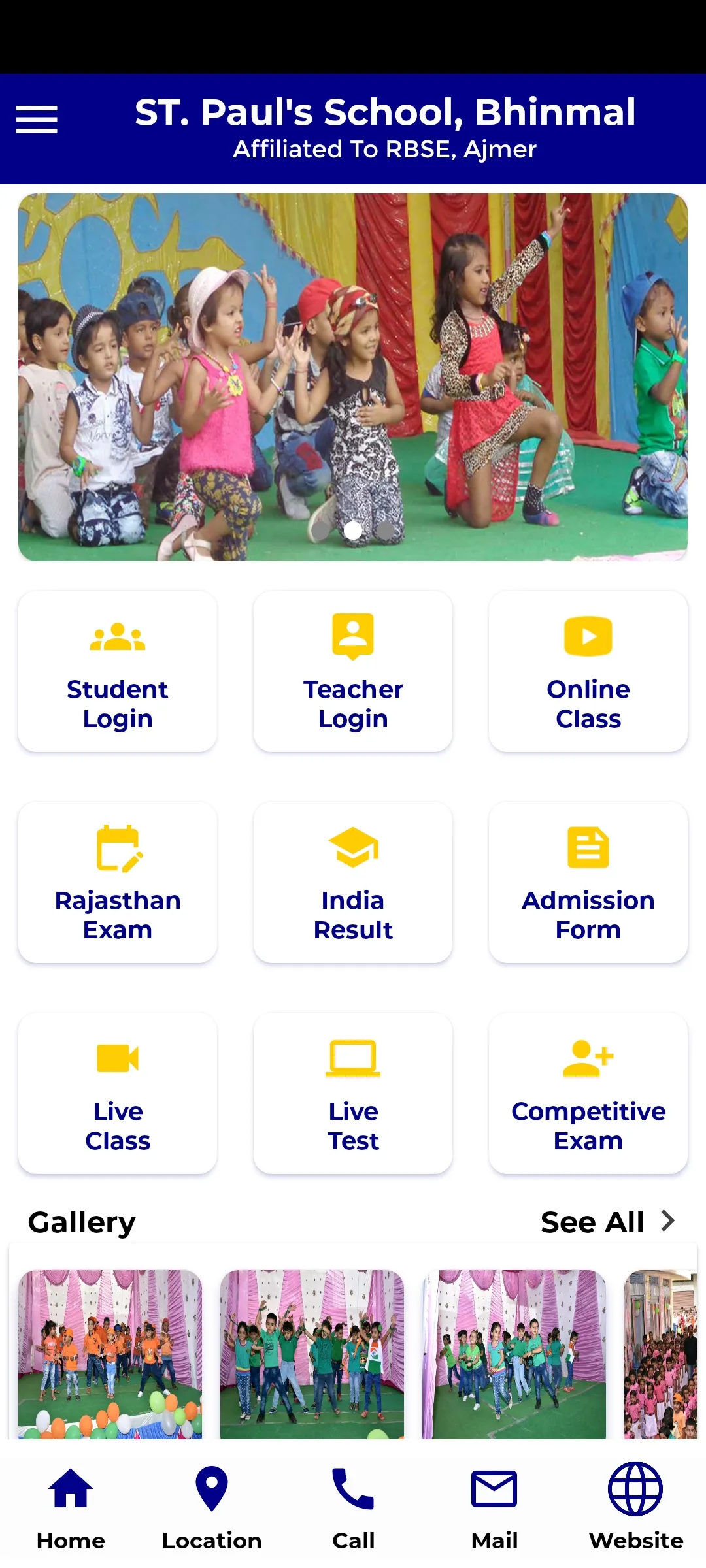 St paul's School Bhinmal | Indus Appstore | Screenshot