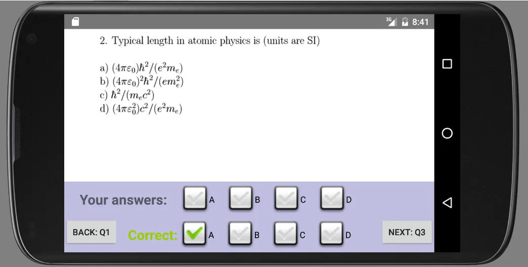 Physics Test Quantum Mechanics | Indus Appstore | Screenshot