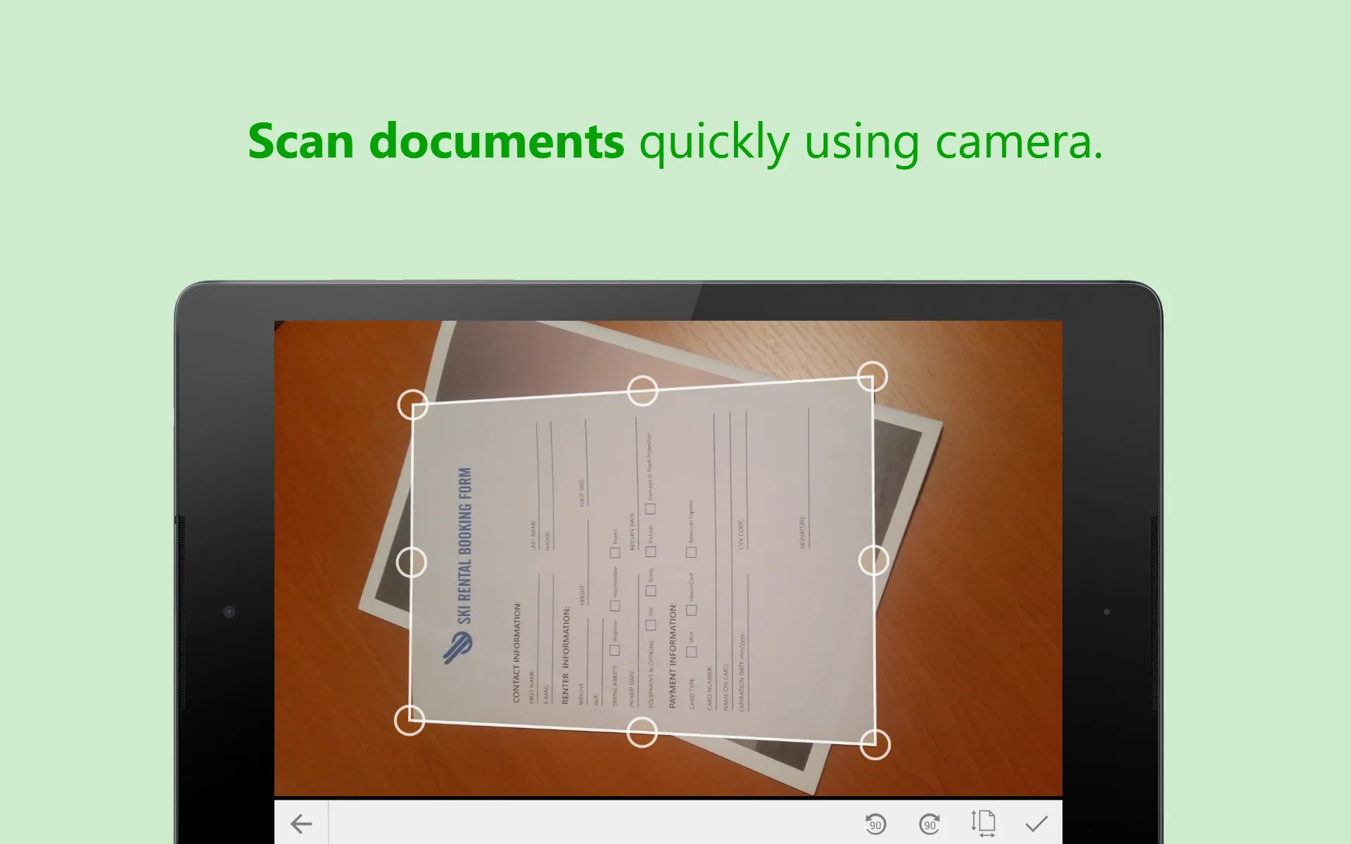 ScanWritr: scan docs, PDF, fax | Indus Appstore | Screenshot