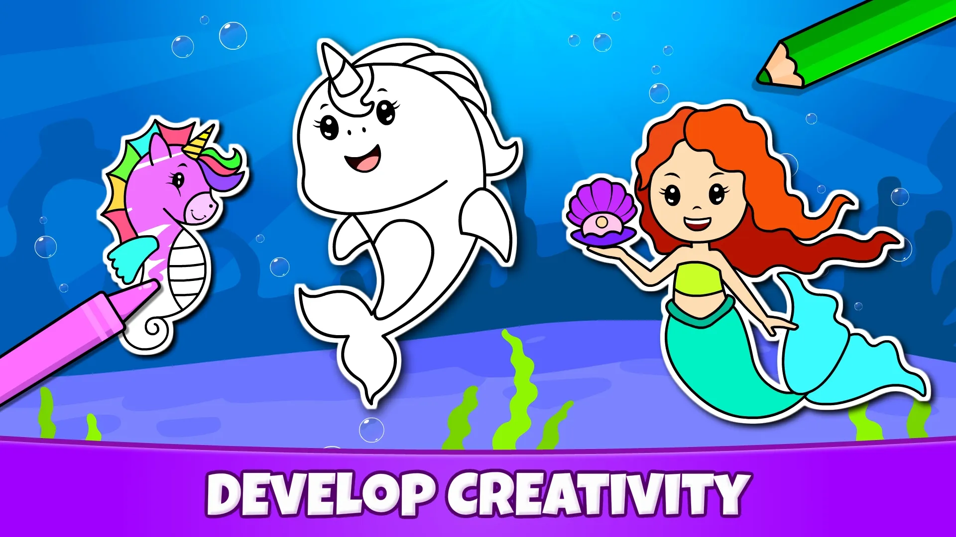 Unicorn Coloring Book & Games | Indus Appstore | Screenshot