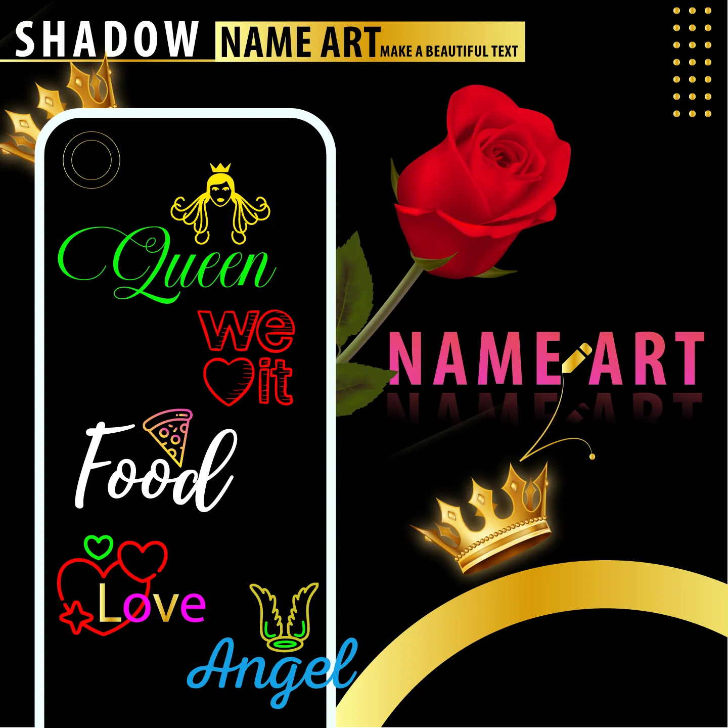 Shadow Name Art Photo Editor | Indus Appstore | Screenshot