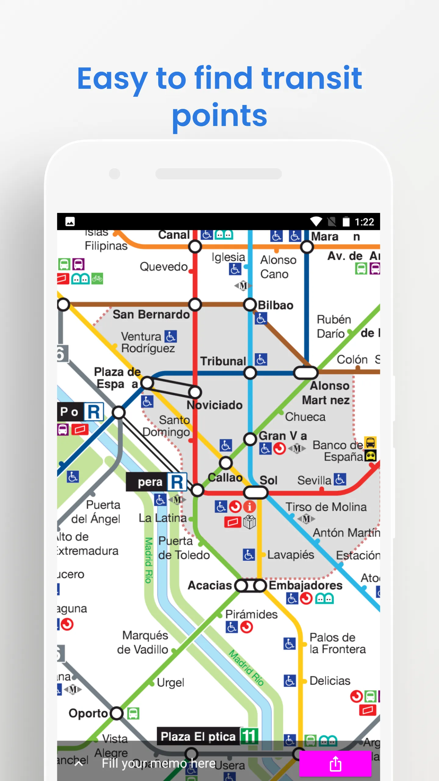 Madrid Metro Map Guide Offline | Indus Appstore | Screenshot