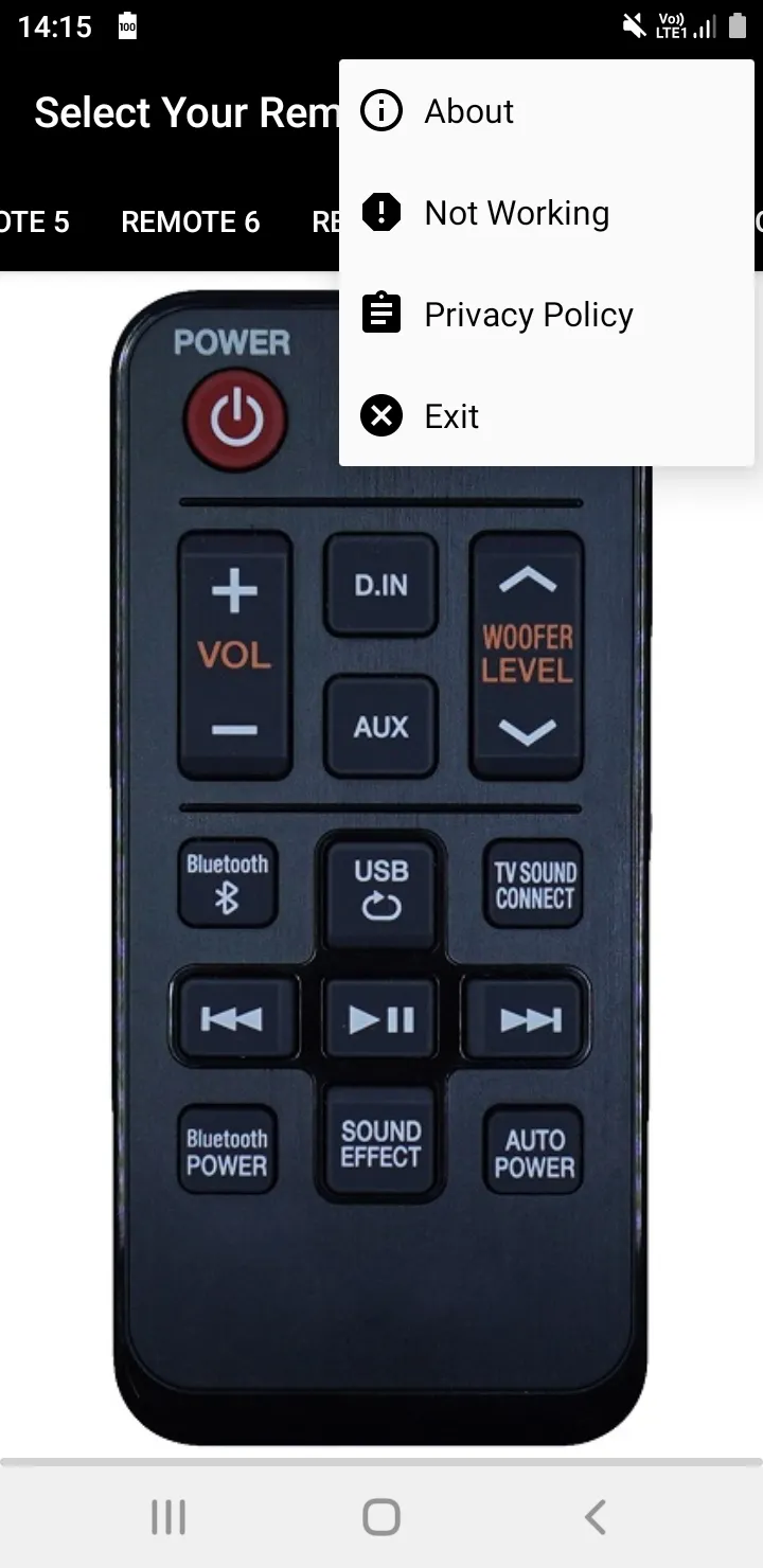 Samsung Soundbar Remote | Indus Appstore | Screenshot