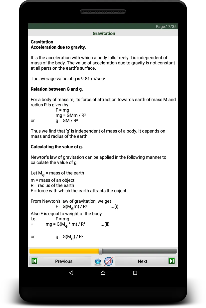 Physics eBook | Indus Appstore | Screenshot