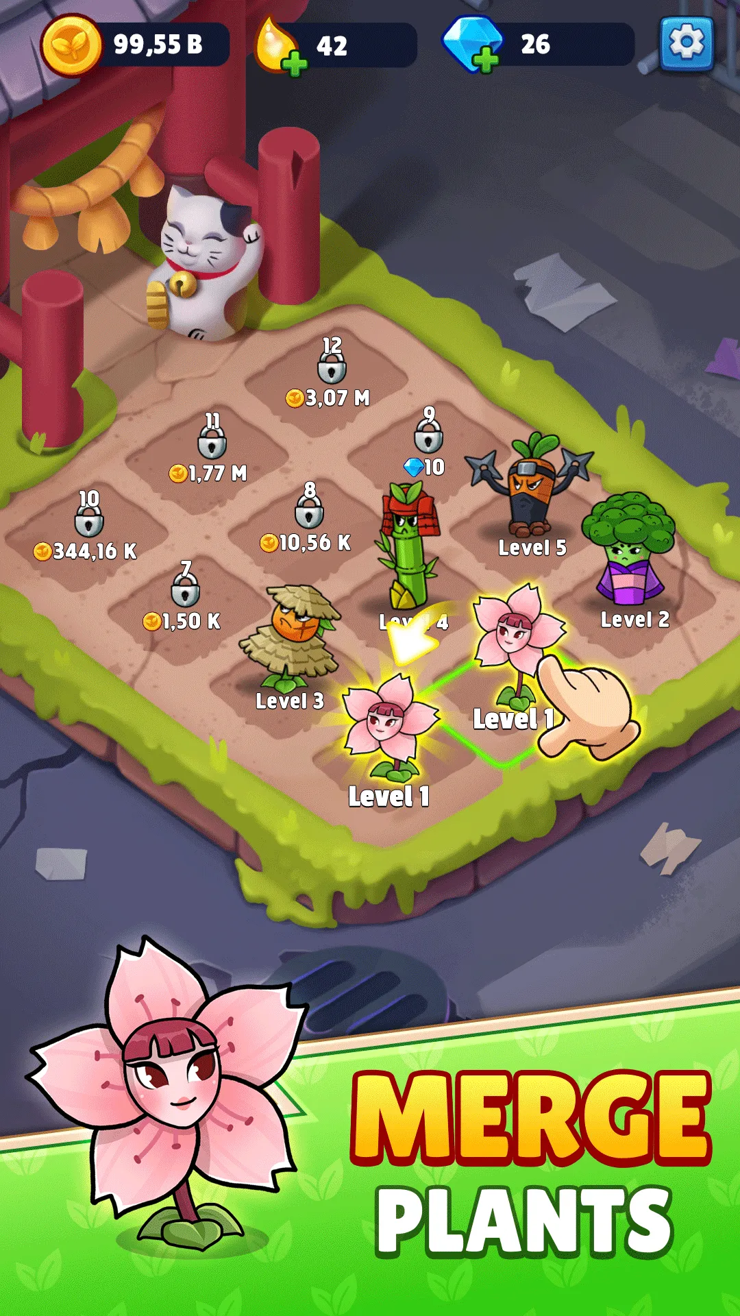 Flower vs zombie: City Defense | Indus Appstore | Screenshot