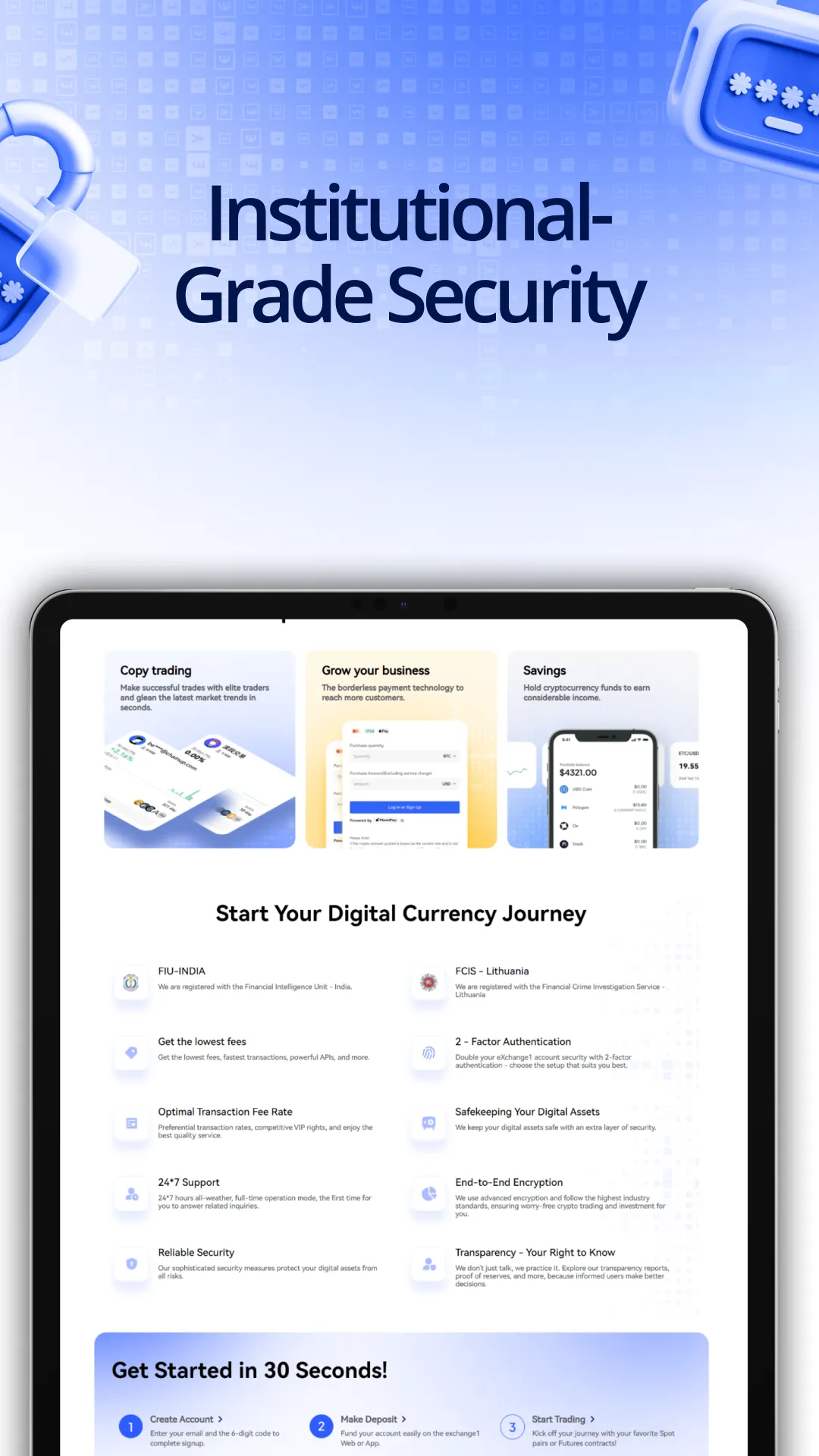 eXchange1:Crypto Trading App | Indus Appstore | Screenshot
