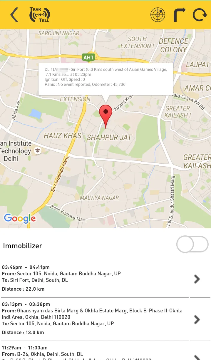 Trak N Tell | Indus Appstore | Screenshot