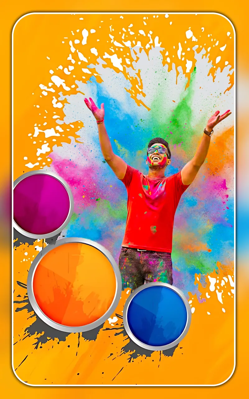 Holi photo editor and frames | Indus Appstore | Screenshot