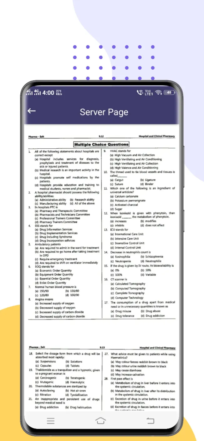 Exit D.Pharma - Exit Exam Prep | Indus Appstore | Screenshot