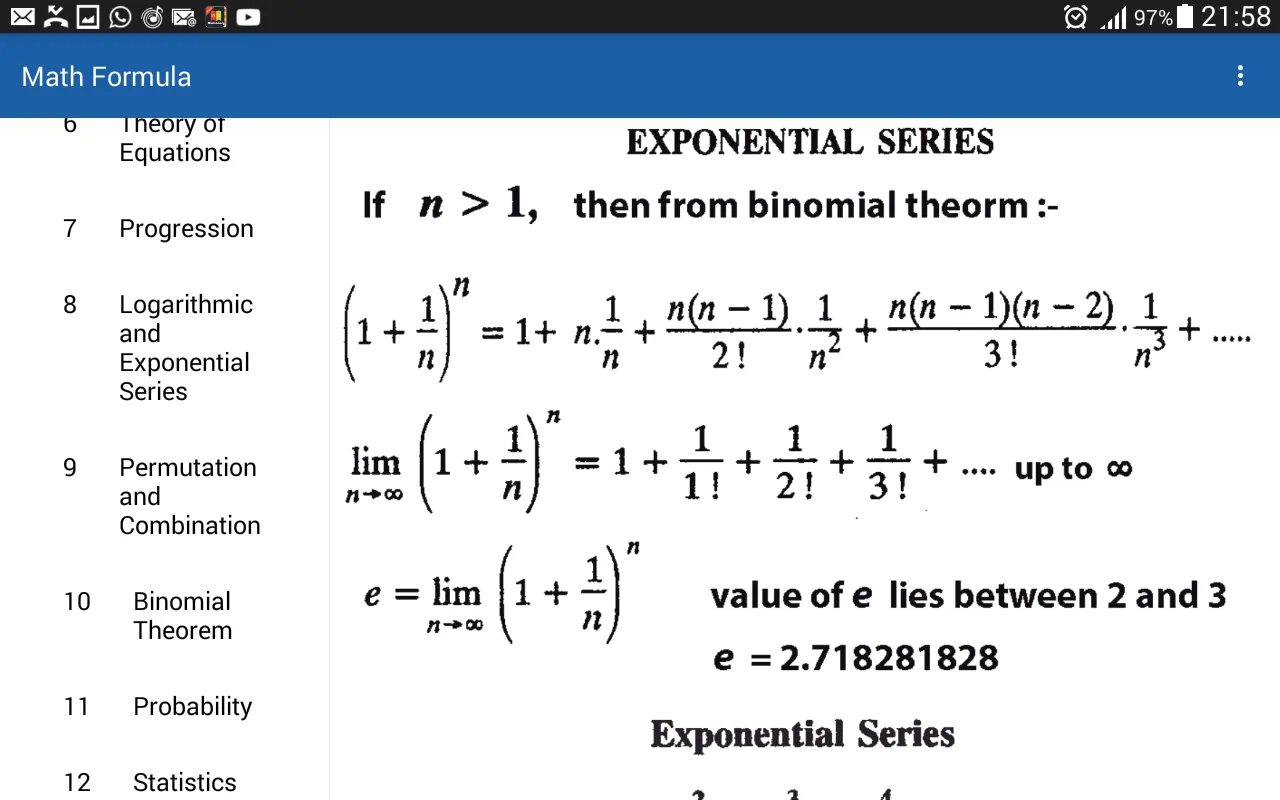 Math Formula for 11th 12th | Indus Appstore | Screenshot