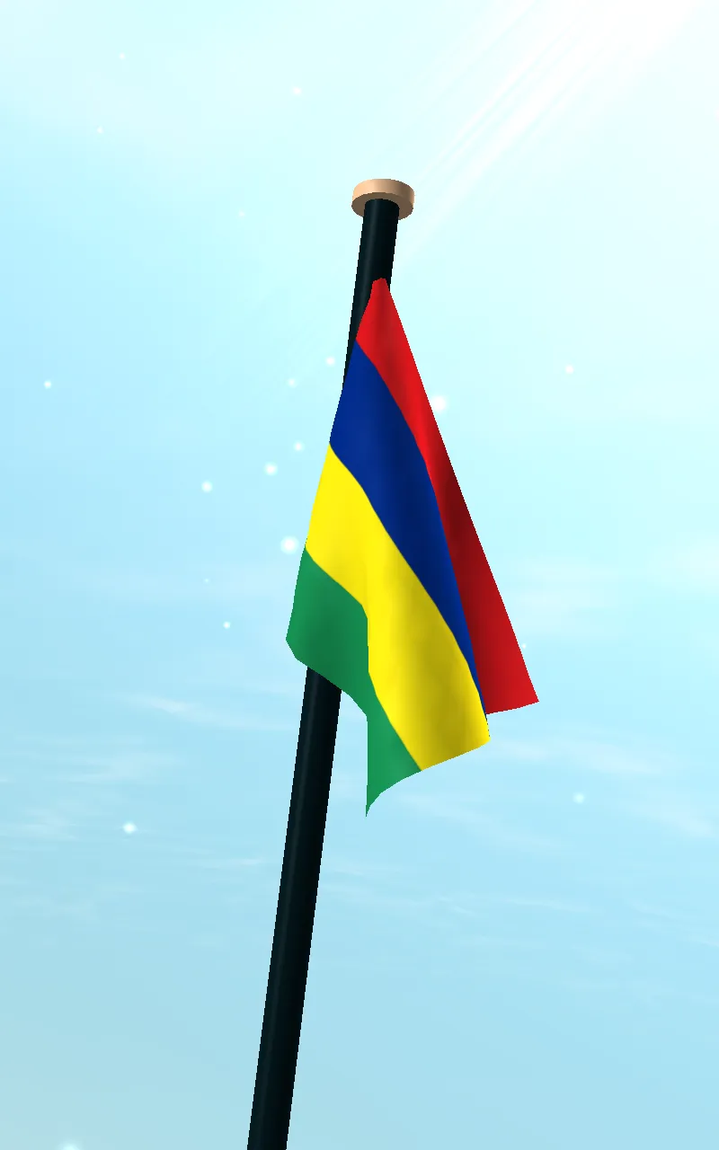 Mauritius Flag 3D Free | Indus Appstore | Screenshot