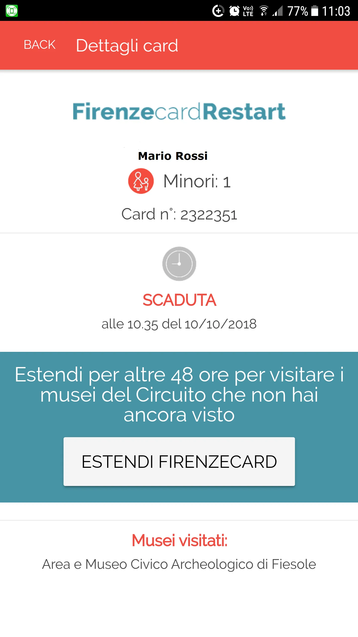 Firenzecard app | Indus Appstore | Screenshot