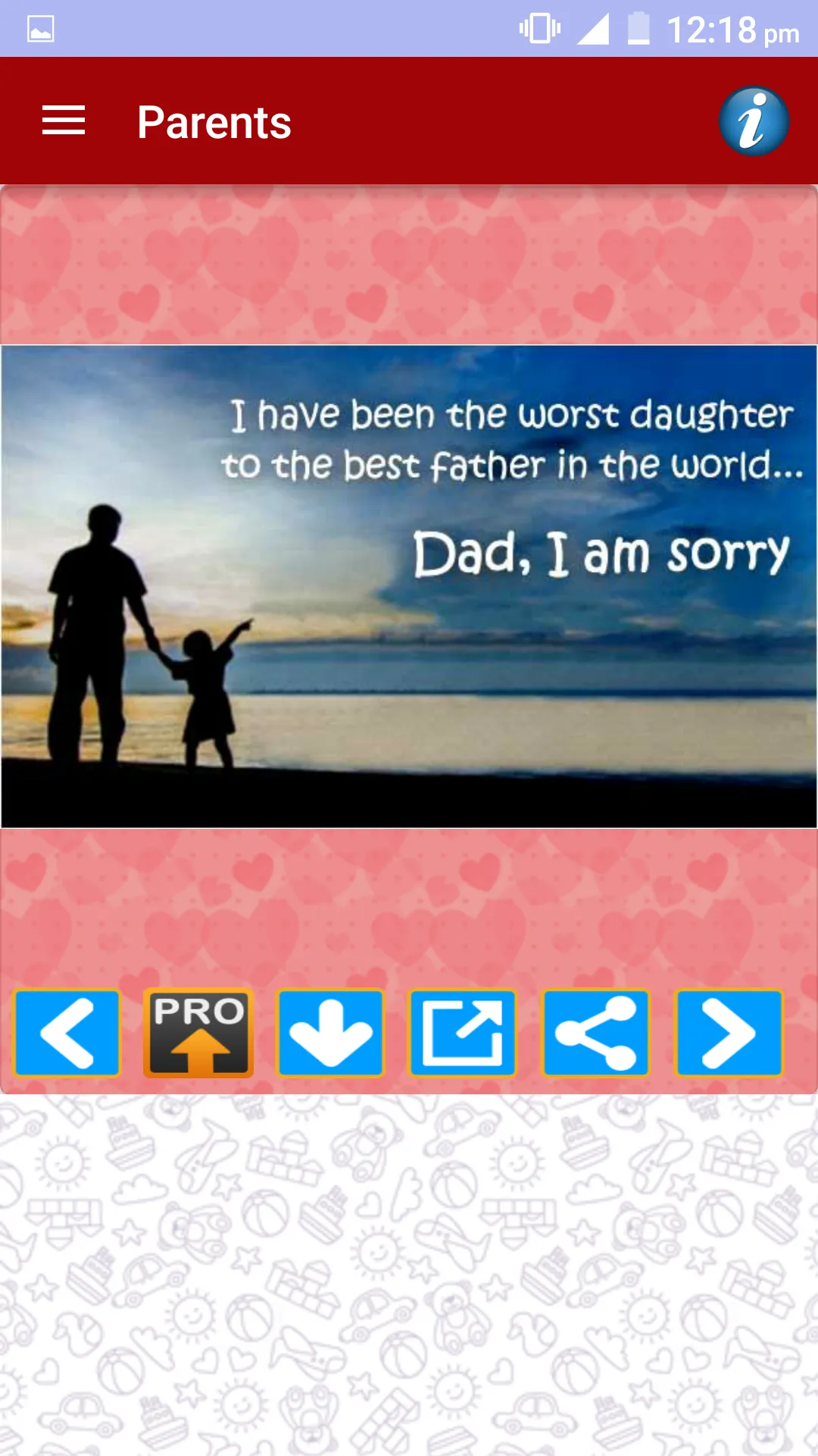 Sorry Cards & Picture Messages | Indus Appstore | Screenshot